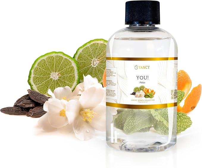 YANCY You Luxury Collection Fragrance Oil (4 oz), Intimate and Warm Scent, Ideal for Diffusers, Oil Burners & Aroma Lamps, Soft Signature Fragrance for Personal Spaces