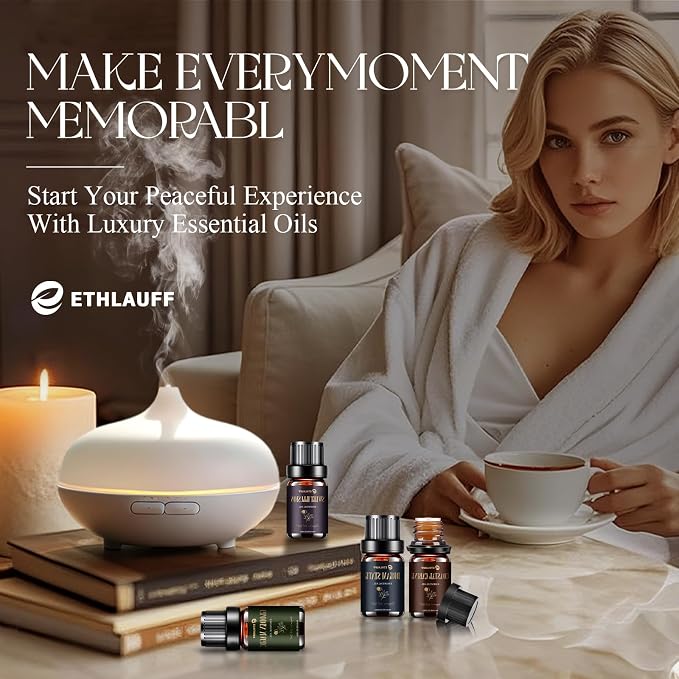 Hotel Collection Diffuser Oil, My Way, Dream State, Coastal Cabine, Inspired by The Most Popular 5-Star Hotel Scents, Fragrance Oil Set 6 * 10 ml