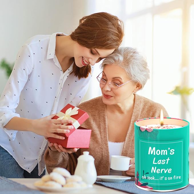 Birthday Gifts for Mom Mothers Day Gift for Moms from Daughter Son Kids Presents for Christmas Valentines Day Great ldeas Funny Unique New Mother Thanksgiving Adoptive 9oz Scented Candle