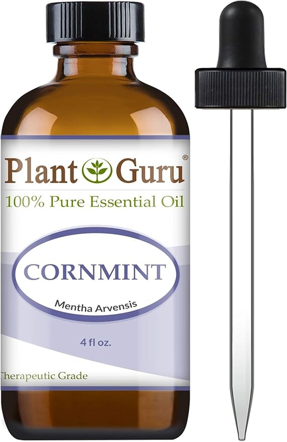 Cornmint Essential Oil 4 oz (Japanese Peppermint) 100% Pure Undiluted Therapeutic Grade.