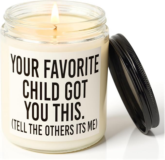 JOYIN Candles Gifts for Mom from Daughter Son, Mothers Day Birthday Christmas Thanksgiving Gifts for Mom Stepmother Adoptive Mother, Lavender Scented Candles