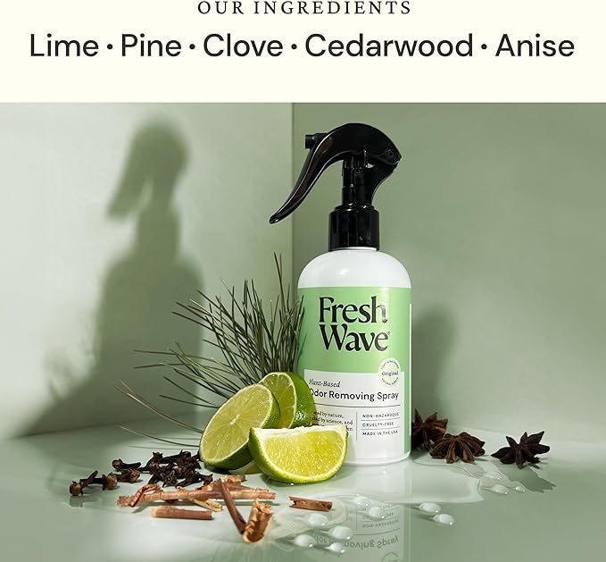 Fresh Wave Odor Eliminator Spray & Air Freshener, 8 fl. oz., Natural Ingredients