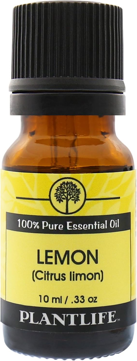 Plantlife Lemon Aromatherapy Essential Oil - Straight from The Plant 100% Pure Therapeutic Grade - No Additives or Fillers - 10 ml