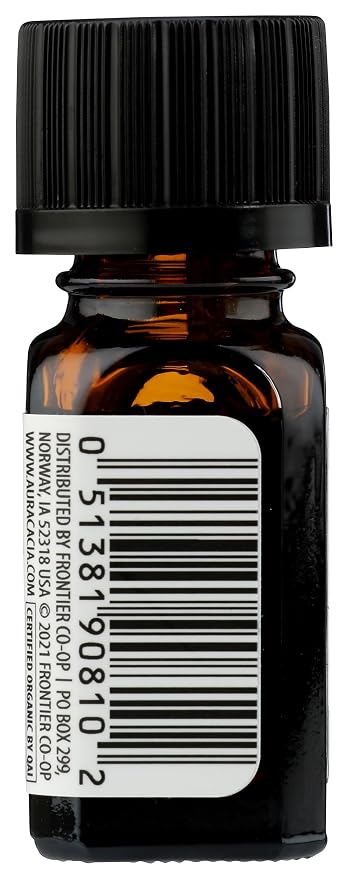 Aura Cacia Organic Lemon Essentail Oil, 0.25 FZ