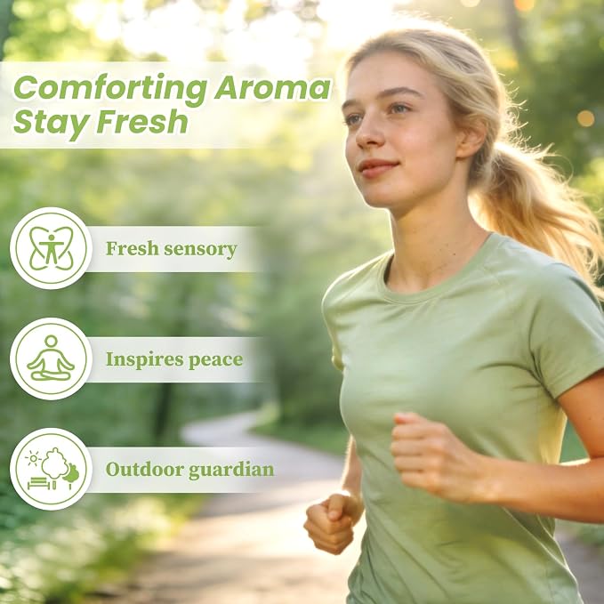 Citronella Oil Roll On for Camping Travel, 4 PCS X 0.34 fl oz Natural Lemongrass Oils, Essentials for Tent Camping, Hiking, Patio,Summer Camp, Camping Must Haves, Gift for Outdoor Lovers