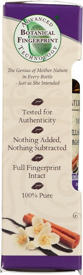 Nature's Answer 100% Pure Organic Essential Oil Blend, 0.5-Ounce, Vanilla/Cinnamon
