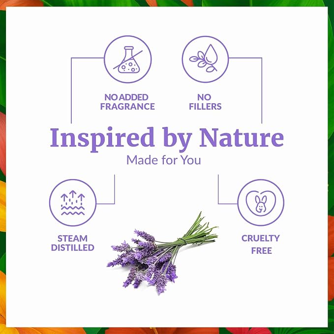 SVA Lavender Essential Oil Organic – 2 Fl Oz – 100% Natural Organic Lavender Oil - for Diffuser, Hair, Face, Skin Care, Aromatherapy, Scalp and Body Massage, Soap and Candle Making - with Dropper