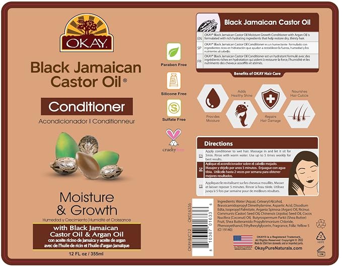 Convenience Kits International Women’s Deluxe 10 PC Kit Featuring: OKAY Black Jamaican Castor Oil Hair, Body, Oral Care, Travel-Size Travel Essentials
