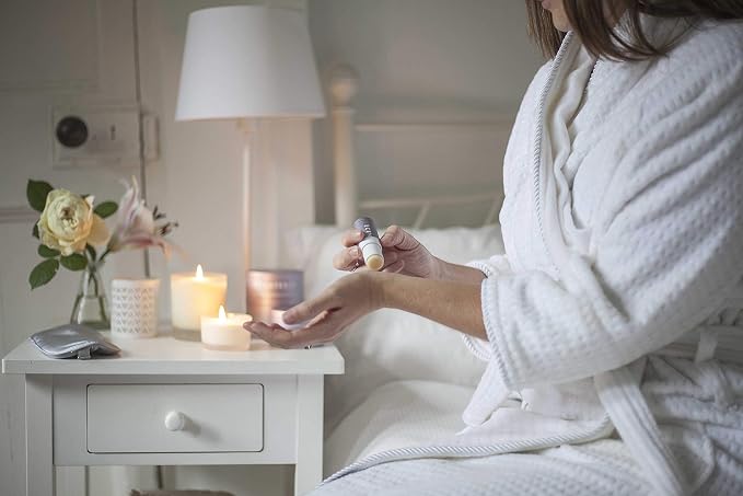 Scentered Sleep Essentials Travel Sleep Gift Set - Aromatherapy Sleep Well Balm, Luxury Silk Eye Mask & Ear Plugs for Sleeping - Lavender Essential Oil Blend - Self-Care Gifts for Women