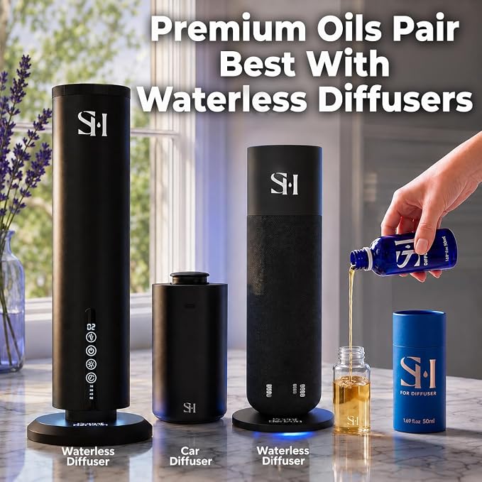 Royal Cashmere RC Hotel 5-Star RC05 Hotel Scent Diffuser Oil | 1.69Fl oz (50ml) - Waterless Diffuser Oil Refill & Highly Concentrated Fragrance Oil, Diffuser Oil Scents Luxury, Hotel Oil Diffuser