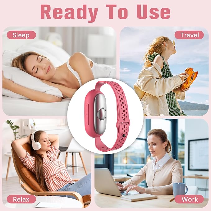 Gen2 Relaxation Device – Handheld Portable Sleep Device with Dual Mode Gentle Pulse, Wellness Tool for Calm, Focus & Better Rest, USB-C Rechargeable for Adults & Kids (Gen2 Pink)