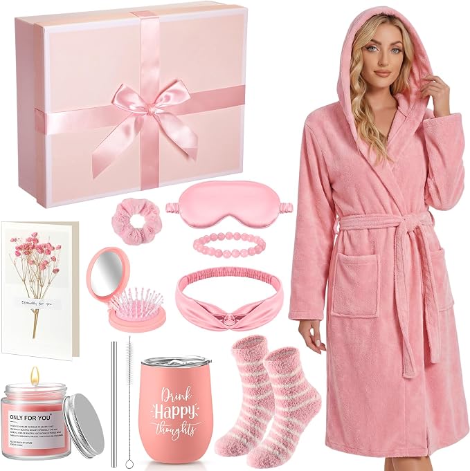 11 Pcs Birthday Gift for Women Mother Gifts Set Spa Gift Baskets for Women Get Well Care Package for Mom Her Wife Friend