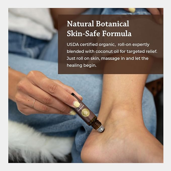 Silk Road Organic Patchouli Essential Oil Roll On, USDA Certified - Uplift Mood, Enhance Attraction, Ease Stress & Relax - 10 ml Aromatherapy Roller