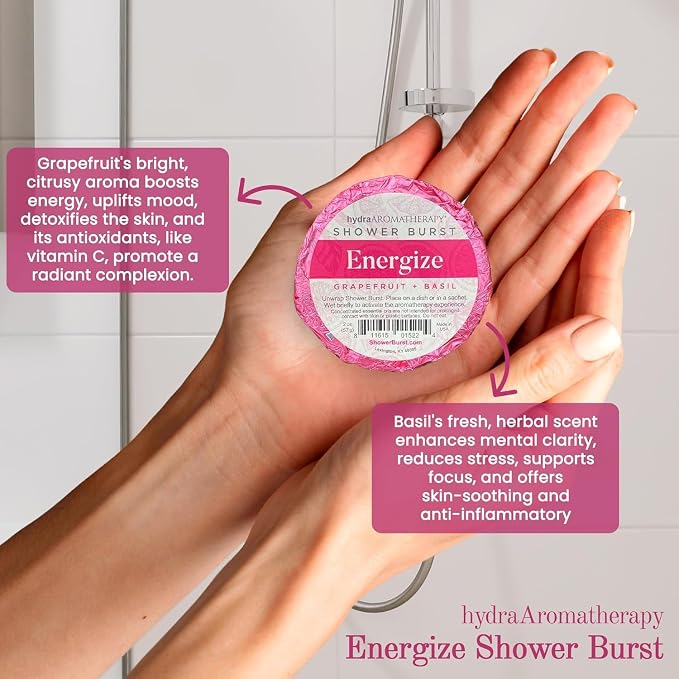 hydraAromatherapy Energize Shower Burst