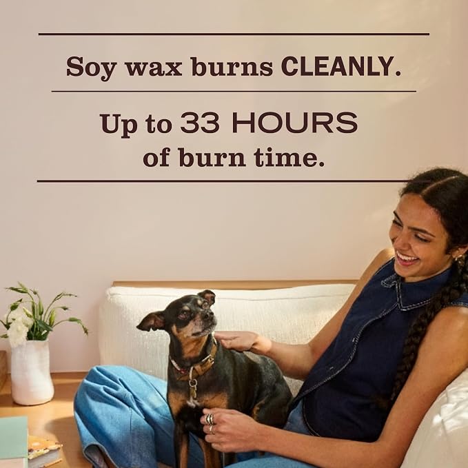 MRS. MEYER'S CLEAN DAY, Scented Soy Aromatherapy Candle, 35 Hour Burn Time, Made With Soy Wax And Essential Oils, Apple Cider, 7.2 Ounce