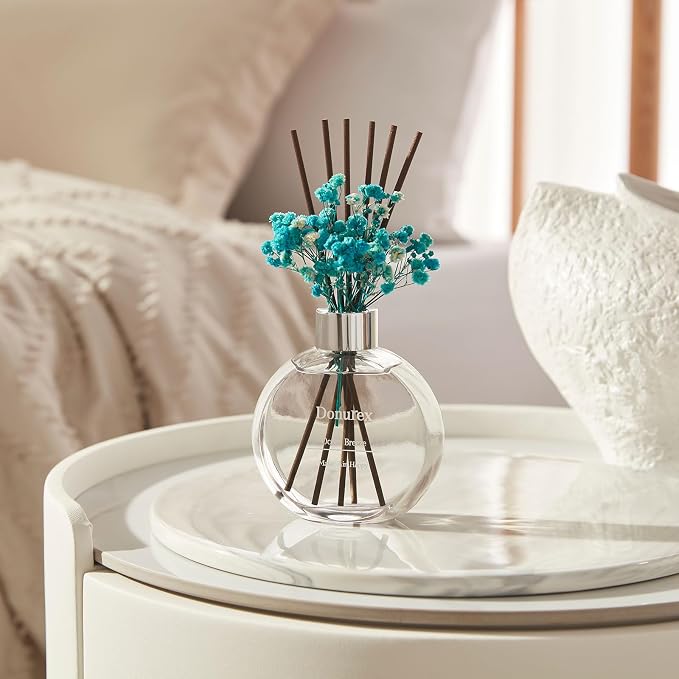 Flower Reed Diffusers for Home with Ocean Breeze