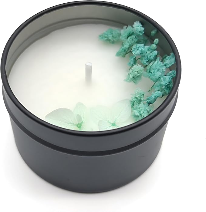 Jasmine Scented Soy Candle, Aromatherapy Candle for Home | with 5% Essential Oils in a for bedroom, bathroom, yoga, travel, home decor and thoughtful gifting.