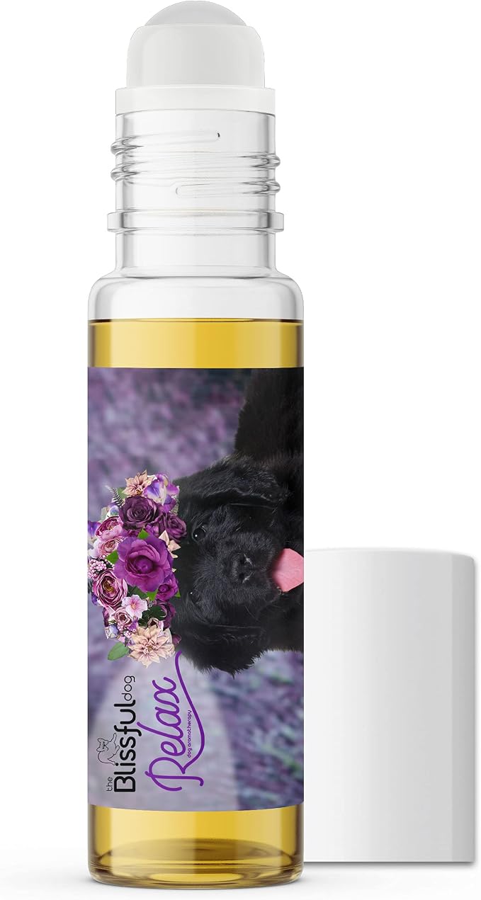 The Blissful Dog Newfoundland Relax Roll-ON Aromatherapy for Dogs - Anxiety Relief for Dogs