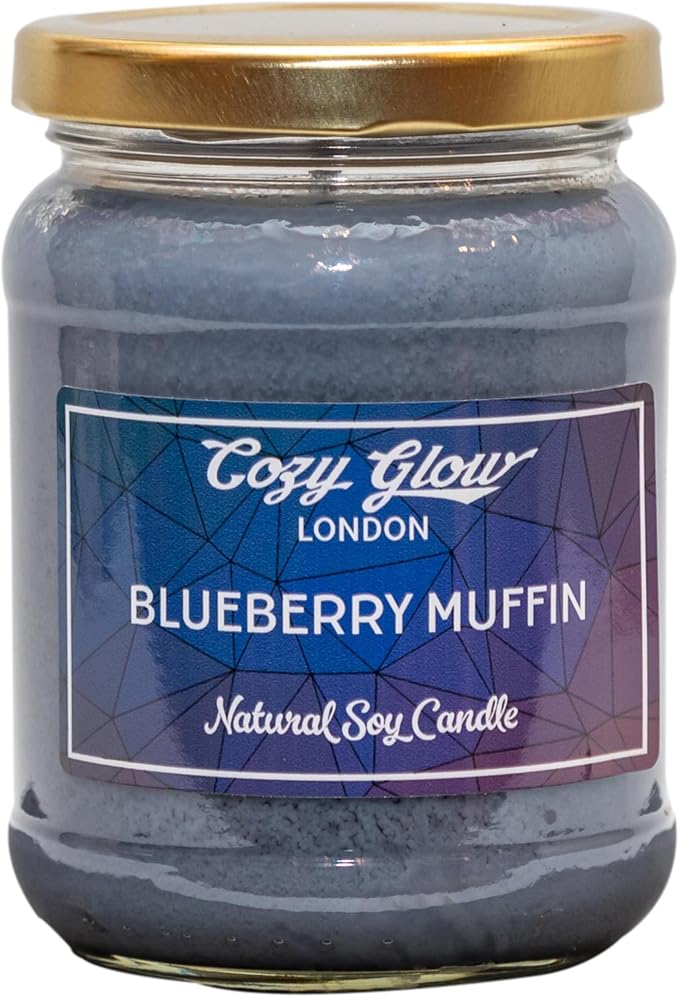 Cozy Glow Blueberry Muffin Large Soy Candle