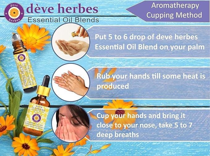Deve Herbes Protection Oil - Essential Oil Blend to Ward Off Negative Energies & Evil Eye with 10ml & 5ml
