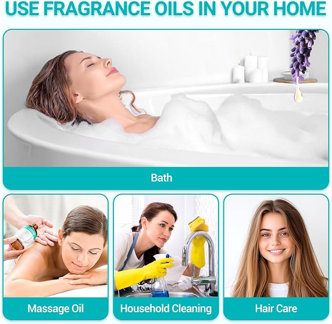 Lavender Essential Oil 3.38 fl oz (100ml), Lavender Oil for Home & Daily Use, for Women & Men, Suitable for Diffuser, Bath & DIY, Large Size for Long-Lasting & Versatile Use