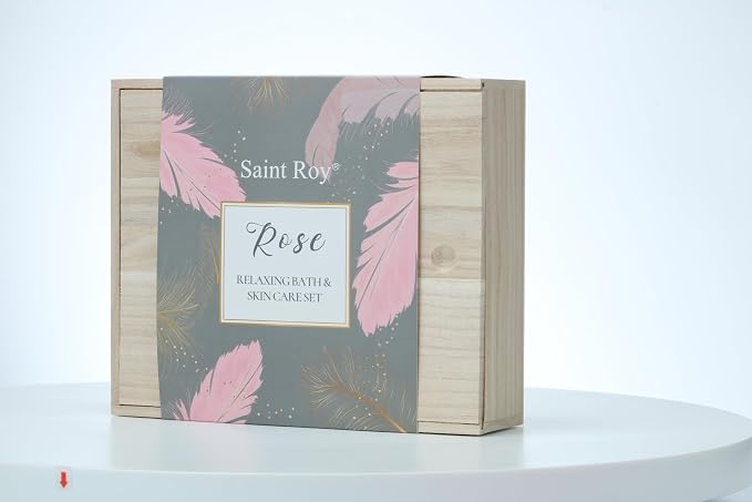 Skin Care Kit for Women, ROSE Spa Gifts for Women, Self Care Kit | Bath and Body Gifts Set for Woman, Body Wash,Birthday Gift Skin Care Set, Christmas Gift
