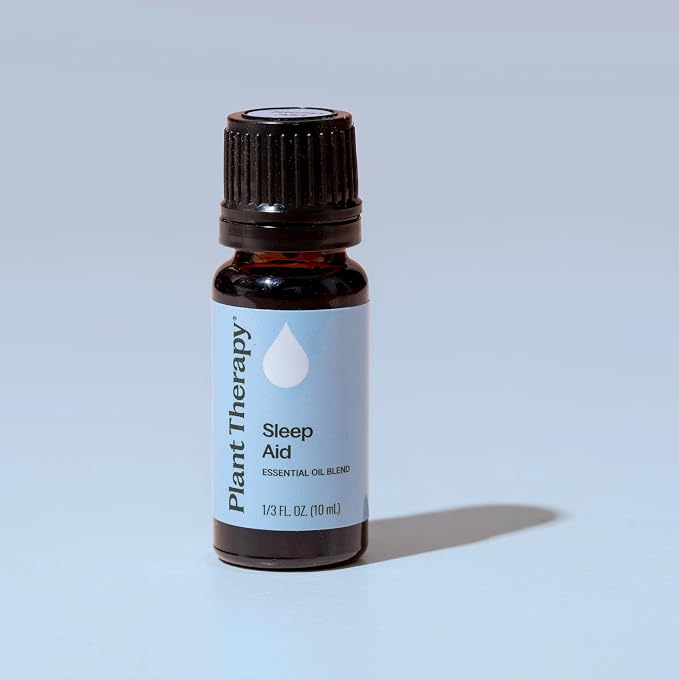 Plant Therapy Sleep Aid Essential Oil Blend 10 mL (1/3 oz) 100% Pure, Undiluted, Relaxing Aromatherapy for Better Sleep