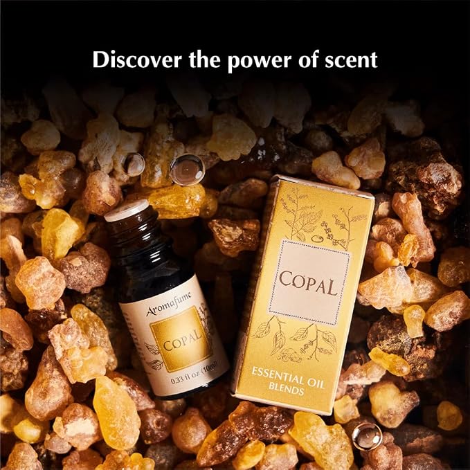 Copal Resin Essential Oil Diffuser Blend 30ml by Aromafume | Protium Copal (Burseraceae) Extract | Native to Mexico | Deepened Relaxation & an ambience for Rituals | Charged with Pure Resins