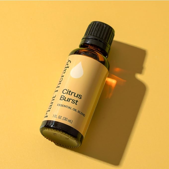 Plant Therapy Citrus Burst Essential Oil Blend, 30 mL (1 oz), Made with 100% Pure Essential Oils, Uplifting and Bright Scent, Great for Essential Oil Diffusers