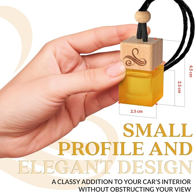 Inspired by One Million Car Air Freshener for Men | Long Lasting Luxury Diffuser | Automotive Scent Perfume | Vent Clip Auto Air Freshener | Odour Eliminator Technology | Masculine Diffuser Scents 8ml