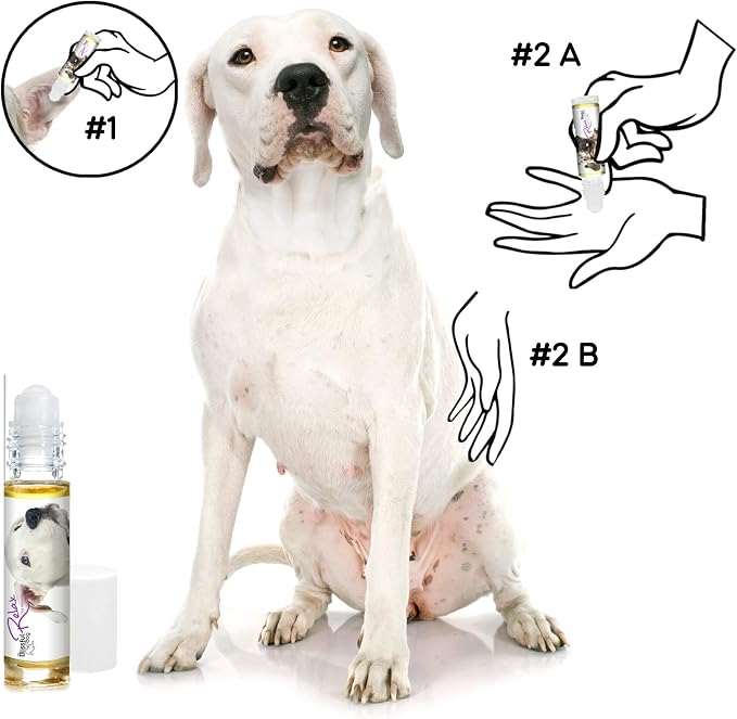 The Blissful Dog Dogo Argentino Relax Roll-ON Aromatherapy for Dogs - Anxiety Relief for Dogs