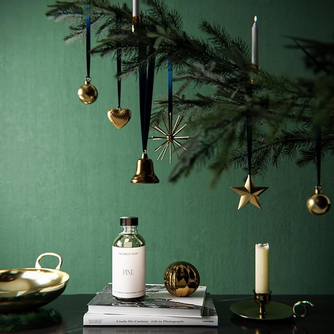 The Magic Scent Pine Aroma Oil - Diffuser Scent - Cold-Air & Ultrasonic Diffuser Oil - Pine Essential Aromatherapy - 8.5 fl oz, 250 mL