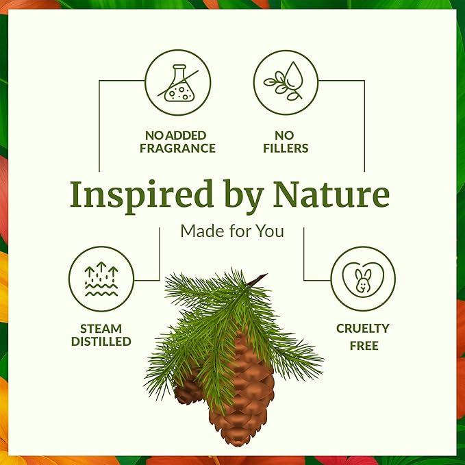 SVA Fir Balsam Essential Oil Organic – 1 Fl Oz – 100% Natural Organic Fir Oil - for Diffuser, Hair Care, Face, Skin Care, Aromatherapy, Scalp and Body Massage, Soap and Candle Making – with Dropper