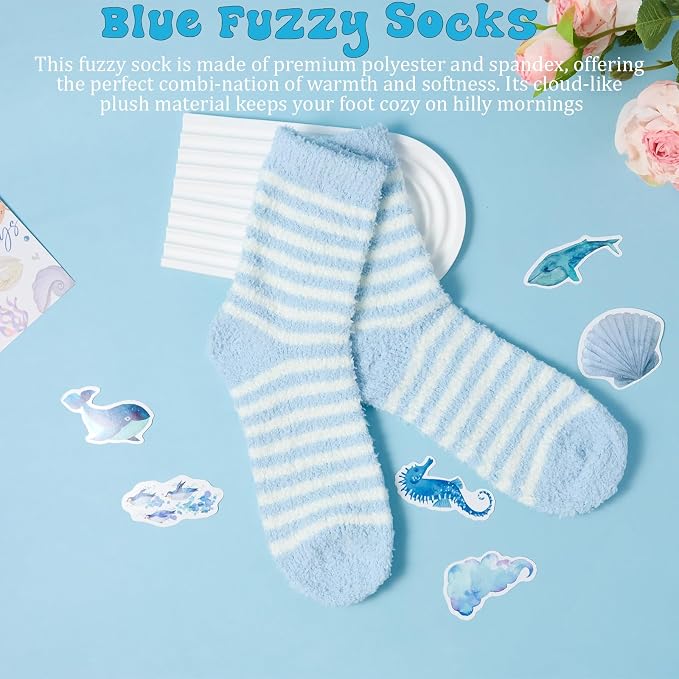 Gifts for Women, 10pcs Ocean Themed Happy Birthday Gifts for Women, Gift Basket Filled with Beach Lover Essentials Blue Ideas Inspirational w/ Seashell Tote Bag Thinking of You for Mom Sister Friend