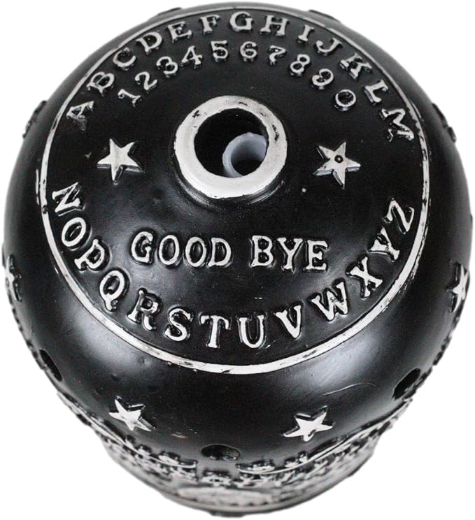 Ebros Gift Wicca Occult Ouija Spirit Board Planchette Eye of Providence Pentagram Aroma Essential Oil Diffuser with Colorful LED Lights and Electronic USB Power Cord Home Aromatherapy Accessory