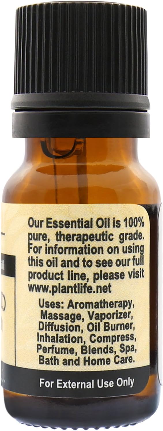 Plantlife Cedarwood Aromatherapy Essential Oil - Straight from The Plant 100% Pure Therapeutic Grade - No Additives or Filters - 10 ml