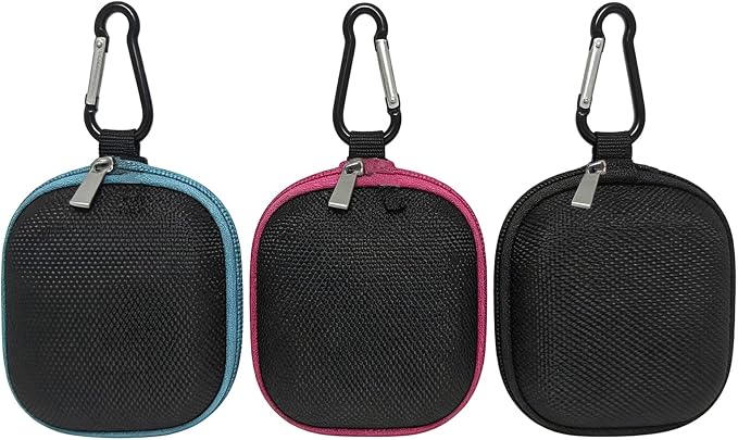 Elandy 3PCS Portable Small Essential Oil Carrying Case Mini Essential Oil Storage Bag Organizer Hard Shell Carry Pouches Hold Up To 1ml - 5ml Essential Oils Bottles