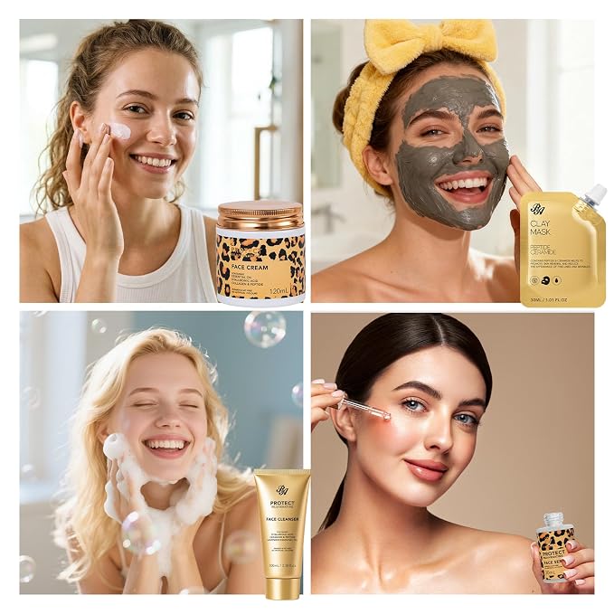 Gifts for Women, Gifts Basket for Women, 32 Pcs Honey & Almond Bath & Body Gift Basket, Hydrating Face Skin Care Gift Set, Self-Care Home Spa Basket Gift Set, Birthday, Christmas, Anniversary