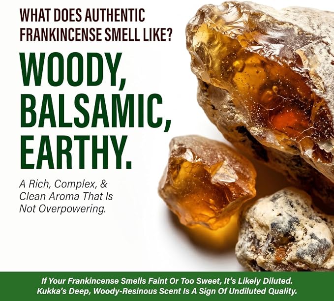 100% Pure Frankincense Oil - 4 Fl Oz Frankincense Essential Oil for Hair, Skin, Diffuser, Aromatherapy & DIY Soap Making Scent