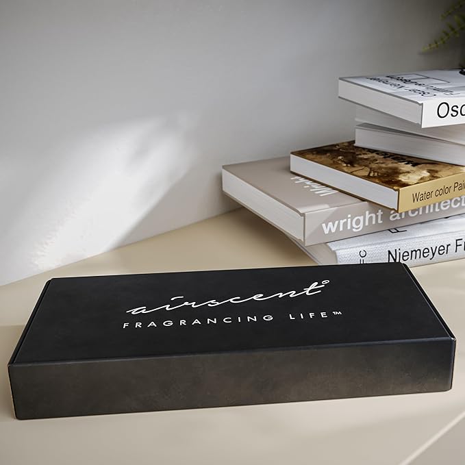 AirScent Iconic Hotel Diffuser Oil 5-Pack Gift Set - Inspired by 5-Star Hotel Signature Scents - Fragrance Oils for Ultrasonic and Waterless Diffusers and Crafting - 10 mL, 0.34 fl oz Glass Bottles