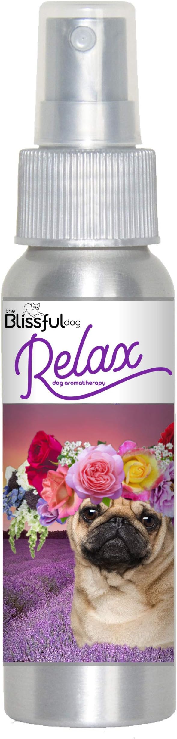 The Blissful Dog Pug Relax Dog Aromatherapy Spray for Your Dog's Anxiety