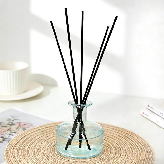 11 inch Diffuser Sticks 100 Pack, Diffuser Reeds Sticks Refill for Home and Bathroom, Diffuser Reeds Sticks for Scented Diffuser Black