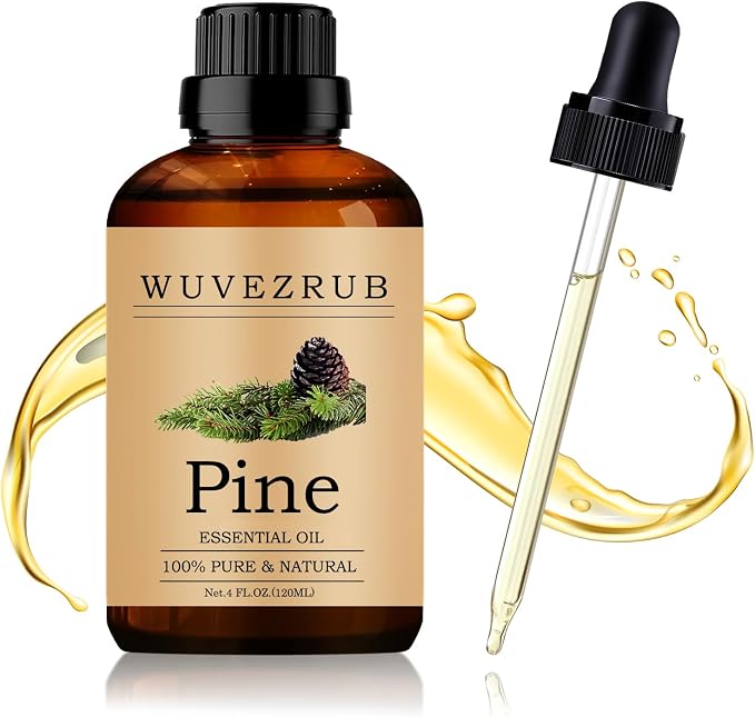 Pine Essential Oil 120ML - 100% Pure and Natural Oils for Aromatherapy Diffuser - 4 Fl Oz/Pine