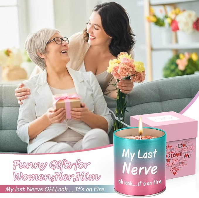 Aromatherapy Candle Gifts for Women & Mom - Birthday, Christmas & Valentine's Day