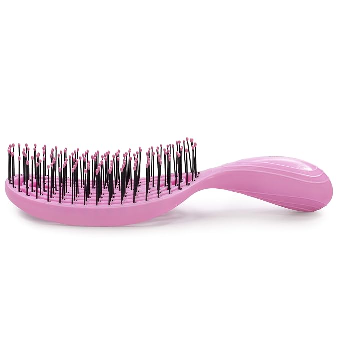 NuWay® U.S. Patented Vented Junior C® for All Hair Types is Hair Dryer Safe (Baby Pink)