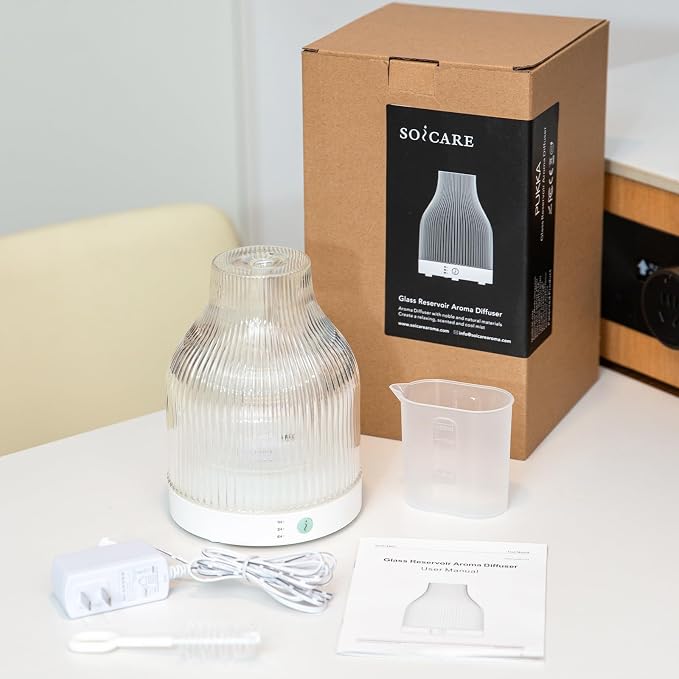 Diffuser,USB Plug-in Car Portable Aromatherapy Diffuser,Essential Oils for Diffusers with 7 Colors Lights 2 Switch Mode Waterless Auto Off for Car Home Office Room (One Button Control)