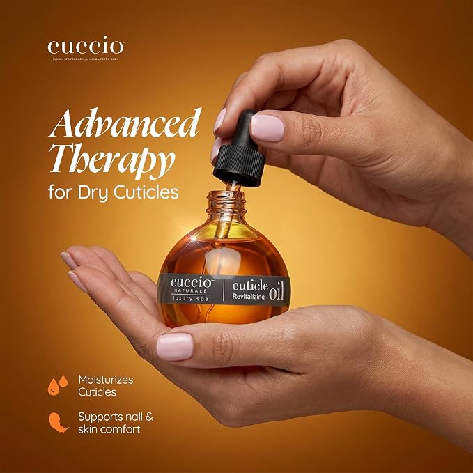 Cuccio Naturale Mango & Bergamot Revitalizing Cuticle Oil, Lightweight Fast-Absorbing Hydrating Nail & Cuticle Conditioner, Cold-Pressed Oils + Vitamin E, 2.30 Fl Oz