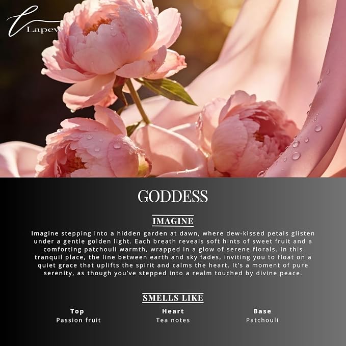 Lapew Goddess Waterless Diffuser Oil | Fragrance Oil for Nebulizer & Cold Air Diffusers | Scented Home Oil | 0.34 fl oz