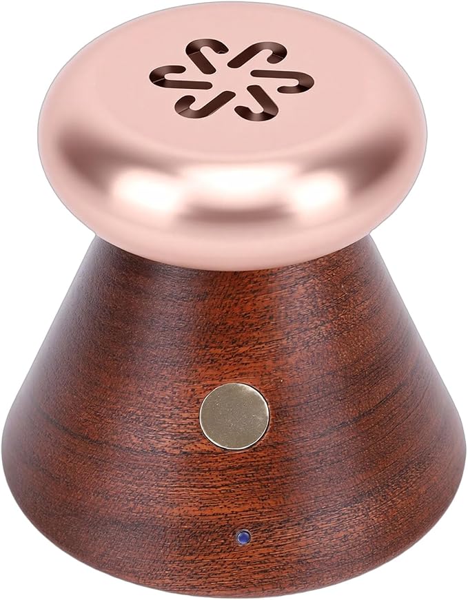 Wooden Aromatherapy Diffuser Auto Shut Off Fragrance Diffuser for Bedroom Office Compact Design 2.56in