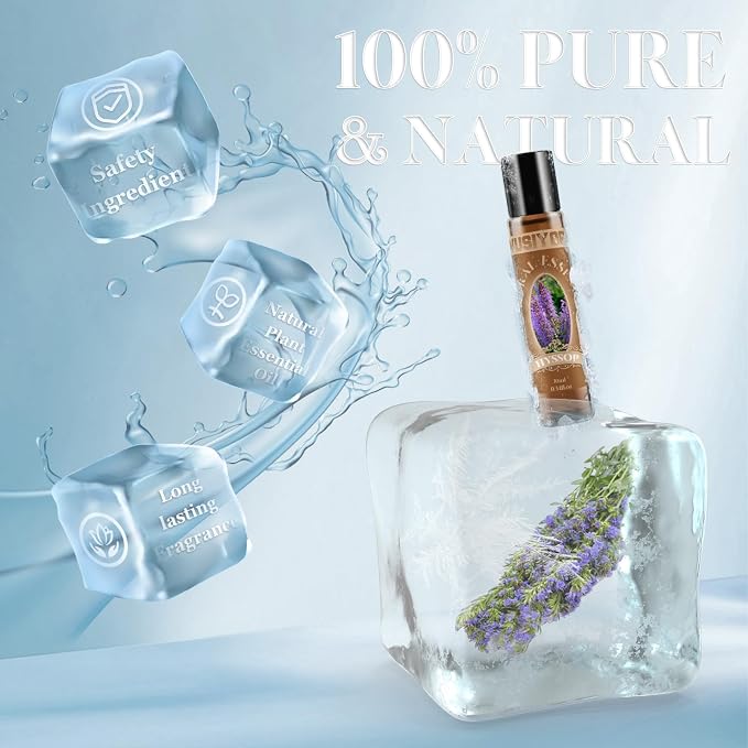 Hyssop Essential Oil 10ML - 100% Pure and Natural Therapeutic Grade Oils for Aromatherapy Diffuser - 0.34 Fl Oz/Hyssop